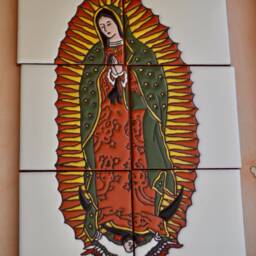 6 Pieces Mexican Tile Wall Mural - thumbnail 3