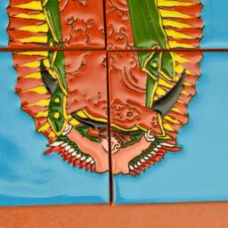 6 Pieces Mexican Tile Wall Mural - thumbnail 4