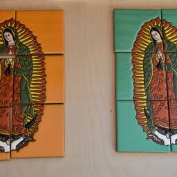 6 Pieces Mexican Tile Wall Mural - thumbnail 2
