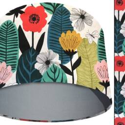 Floral Scandi Lampshade Modern Table Or Ceiling Light Shade - thumbnail 2
