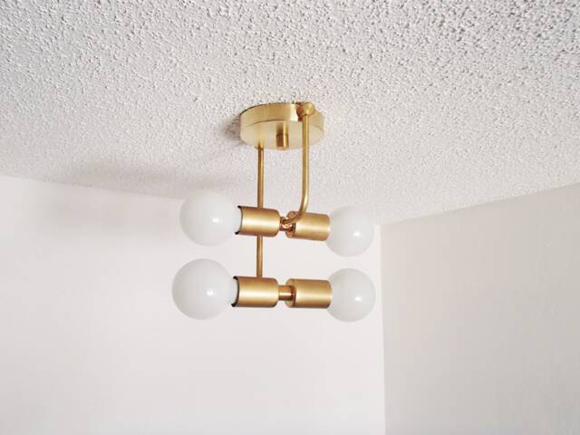 Modern Flush Mount - Parallel Stepped Ceiling Light Contemporary Bedroom Farmhouse Kitchen Lighting Hallway Ul Listed - image 1