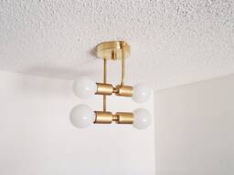Modern Flush Mount - Parallel Stepped Ceiling Light Contemporary Bedroom Farmhouse Kitchen Lighting Hallway Ul Listed - thumbnail 1