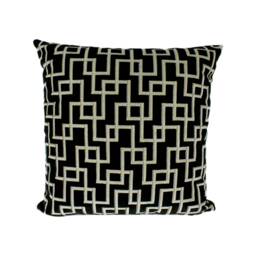 Designers Guild - Jeanneret Noir Velvet Designer Cushion Cover Throw Pillow Home Decor - thumbnail 2