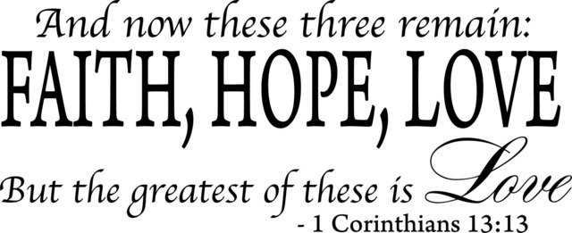 Bible Quote Christian Bible Quote 1 Corinthians 13 Printable Wall Art