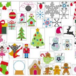 Personalized Embroidered Luxurious Christmas Stocking, Custom Lined Baby's First Stocking - thumbnail 4