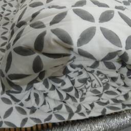Handmade Cotton Quilt Hand Block Print Indian Bedspread - thumbnail 4