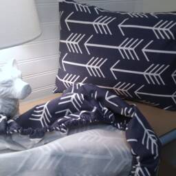 Blue Arrow Throw Pillow Cover - thumbnail 2