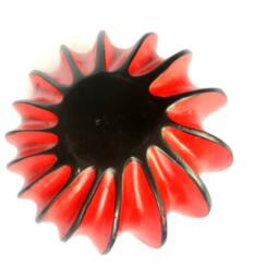 "Handmade Mango Wood Carving Shell Shape Tea Light Candle Holder Hand Carved Home Art Decor Vase Tealight 6""x6""x3.25" - thumbnail 4
