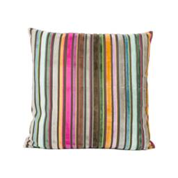Gp & J Baker - Cardinal Stripe Jewel Funky Unique Colourful Velvet Designer Cushion Cover Luxury Throw Pillow Handmade Home D??cor - thumbnail 3