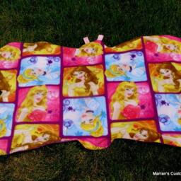 Childs Custom Handmade Butterfly Shaped Fleece Blanket - thumbnail 2