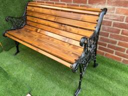 Cast Iron Garden Rustic Bench