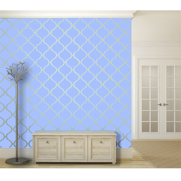 Wall Stencil Template Moroccan Pattern Casablanca For Walls & Furniture Diy Decor Rooms - image 1