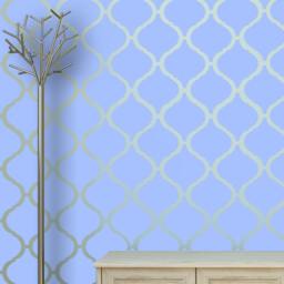 Wall Stencil Template Moroccan Pattern Casablanca For Walls & Furniture Diy Decor Rooms - thumbnail 2