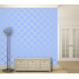 Wall Stencil Template Moroccan Pattern Casablanca For Walls & Furniture Diy Decor Rooms - thumbnail 1