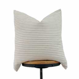 striped Pillow Cover Tan Color - thumbnail 1