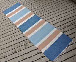 "Hand Woven Rug Runner - 24"" X 82" - thumbnail 1