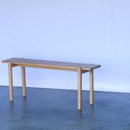 Solid Oak Bench - Minimalist & Handcrafted Wooden - thumbnail 3