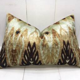 Decorative Pilow 16x24 Velvet Pillow Cover Handwoven Silk Cushion Modern Accent Pillows Home Decor Living - thumbnail 2