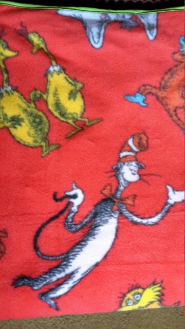 Handmade Dr. Seuss Blanket - image 1