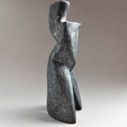 Ceramic Sculpture, Black Ceramics, Ceramic Figurine, African Figure, Sculpture For The Garden, Ceramics Raku, Art & Collecting, Woman Figurine - thumbnail 2