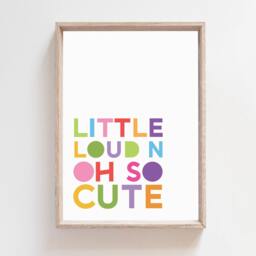 Girls Nursery Prints, Quotes, Wall Art, Rainbow Print, Bedroom Decor, Decor - thumbnail 2