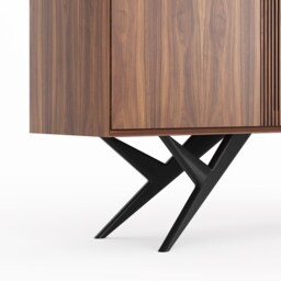 Walnut Credenza Prefect For Dining Room, Dresser, Commode, Media Cabinet Console - thumbnail 3
