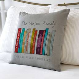 Personalised Book Family Edition Cushion - thumbnail 2