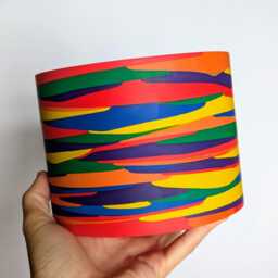 Rainbow Layer Plant Pot - thumbnail 3