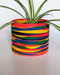 Rainbow Layer Plant Pot - thumbnail 1