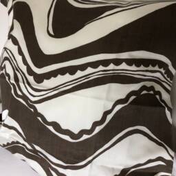 Caramel Coastline Print in Black Or Tobacco/Trina Turk-Indoor/Outdoor-One Pillow - thumbnail 2