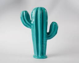 Cactus Statue 9 Inch/22 cm , Plant Resin Sculpture, Figurine Accessories, Home Decor Crafts - thumbnail 1