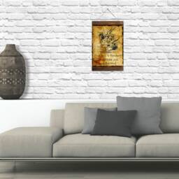 Alice in Wonderland Quote, Wood Framed Canvas Print, Nursery Wall Art - thumbnail 3