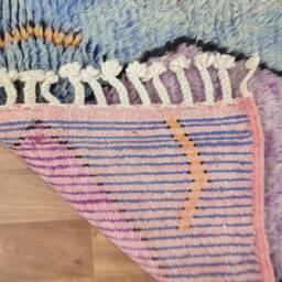 Custom Moroccan Wool Runner Rug - Handmade Sheep Tribal Berber Carpet - thumbnail 4