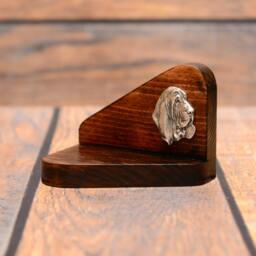 Basset Hound - Wooden Candlestick With Dog, Souvenir, Decoration, Limited Edition, Collection - thumbnail 2