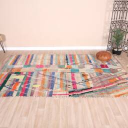 Vintage Boujaad Rug, Authentic Moroccan Rug 6x9 Ft - thumbnail 2