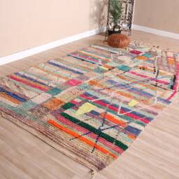 Vintage Boujaad Rug, Authentic Moroccan Rug 6x9 Ft - thumbnail 3