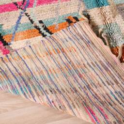 Vintage Boujaad Rug, Authentic Moroccan Rug 6x9 Ft - thumbnail 4