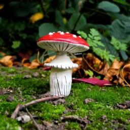 Polymer Clay Mushroom Jar - thumbnail 2
