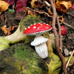 Polymer Clay Mushroom Jar - thumbnail 3