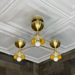 Cammy Modern Sputnik 6 Light Mid Century Industrial Hanging Ceiling Chandelier - thumbnail 4
