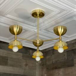 Cammy Modern Sputnik 6 Light Mid Century Industrial Hanging Ceiling Chandelier - thumbnail 2