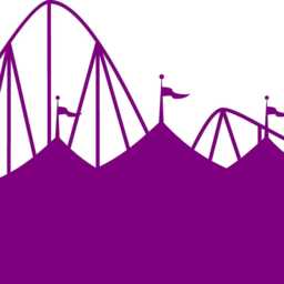 Carnival Wall Art, Amusement Park Skyline, Circus Tent Decal, Ferris Wheel Decor, Roller Coaster, Fairgrounds Artwork - thumbnail 2