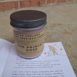 The Prince's Rose - Little Prince Book Candle Scent Inspired Literary Gift For Reader Bookworm - thumbnail 3