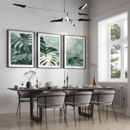Neutral Wall Prints, Botanical Bedroom Art, Home Decor, Hand Drawn Plants, A2 A1 50x70cm A3 A4 A5 - thumbnail 1