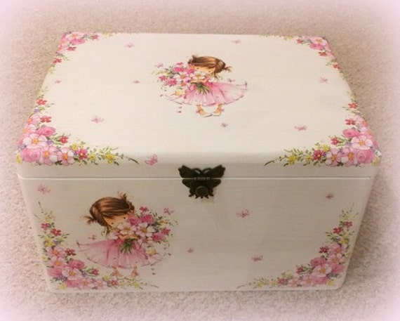 "Memory Or Toy Chest ""Little Pink Girl" - image 1