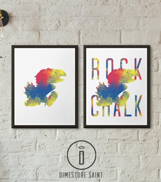 Special Edition Kansas Jayhawk Art Print - University Of Jayhawks Poster