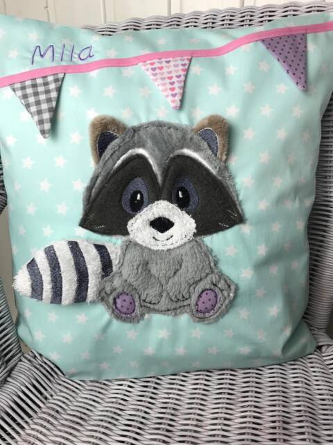 Children's Pillow Raccoon Kk5012 - image 1