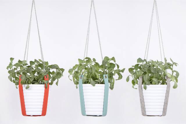 Minimalistic Merino Wool Felt Plant Hanger - image 1