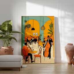 Jazz Poster, Music Wall Art Print, Retro Decor, Lover Gift, Blues Print - thumbnail 2