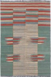 Afghan Contemporary Kilim 1.45M X 0.96M - thumbnail 1
